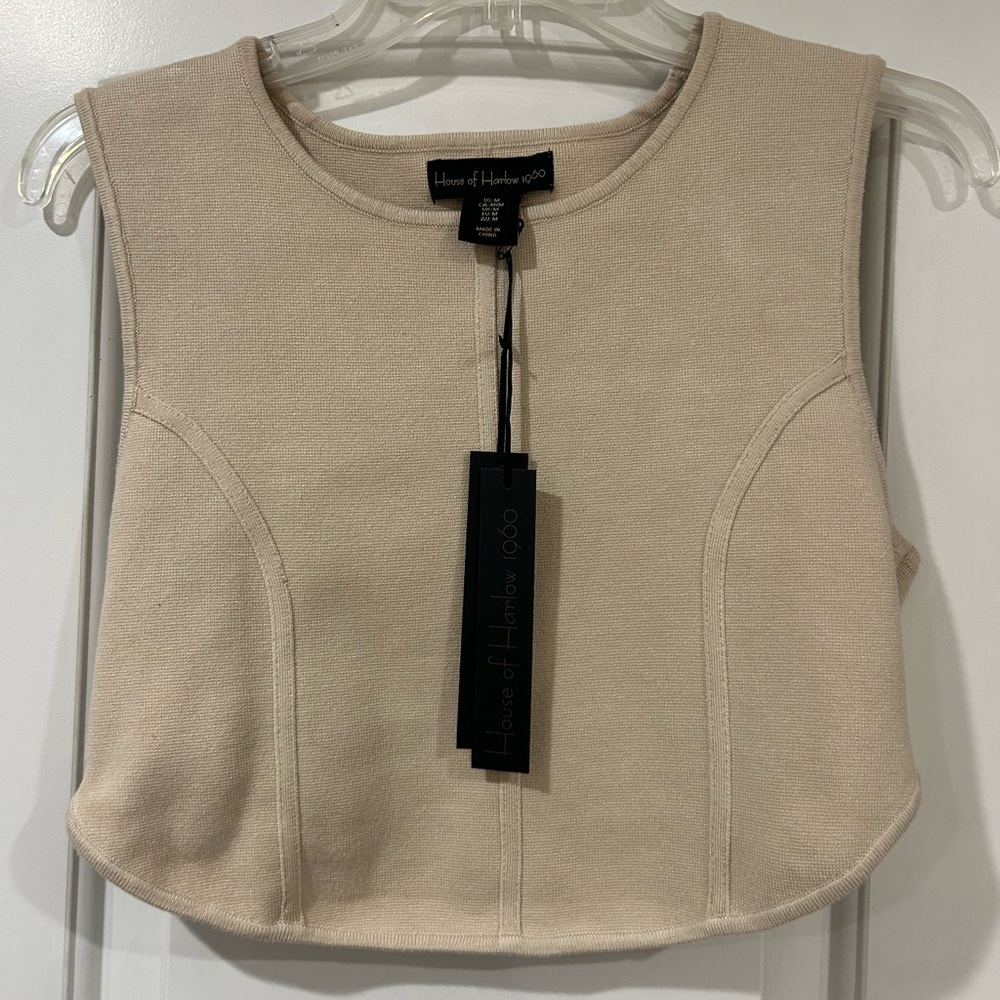 House of Harlow 1960 Cream Tank Top